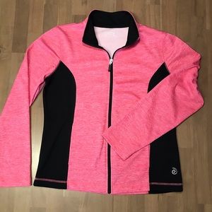 Be Inspired Coral Long Sleeve Activewear Shirt.